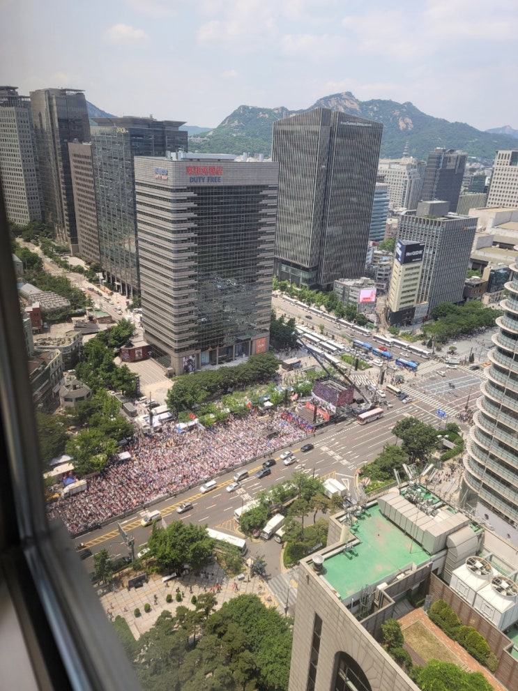 서울<b>시청</b>~<b>광화문</b>)<b>집회</b> 알림