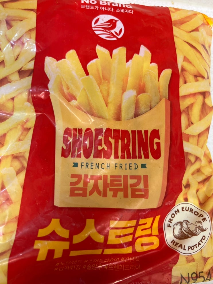  노브랜드 가성비 감자튀김<슈스트링, ABC감자튀김>