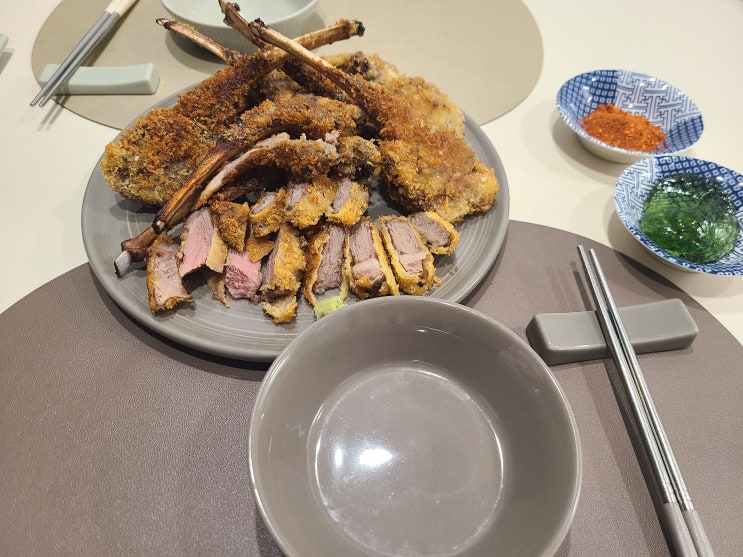  [집밥-보통날] 소고기, 돼지고기, 닭고기만 튀기나? 그래서 튀겼다! 양갈비카츠