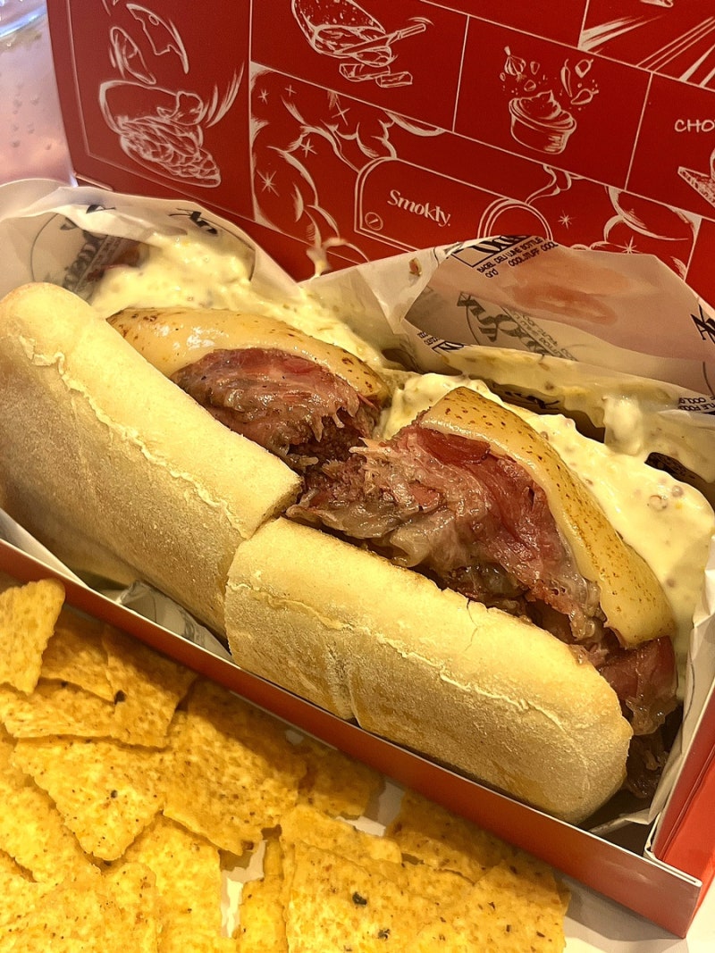 압구정 맛집 애니오케이션 취요남 팝업스토어 , 취요남 파스트라미 샌드위치 후기