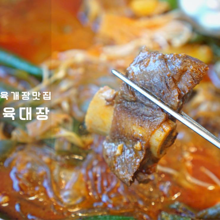  개나리공원 육대장 동탄 육개장 갈비찜 칼로리