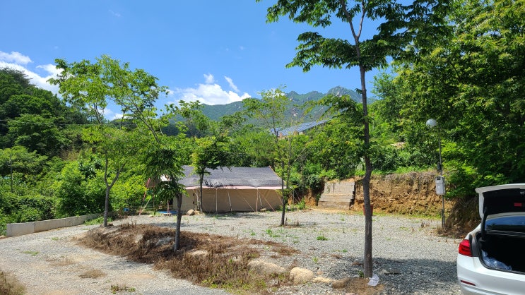  먹으로 떠나는 성주 장박 캠핑 부대찌개 마파 두부 항정살