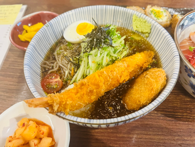 파주 운정맛집 추천 소바동 화정역 연어동 맛집 냉모밀 일식배달