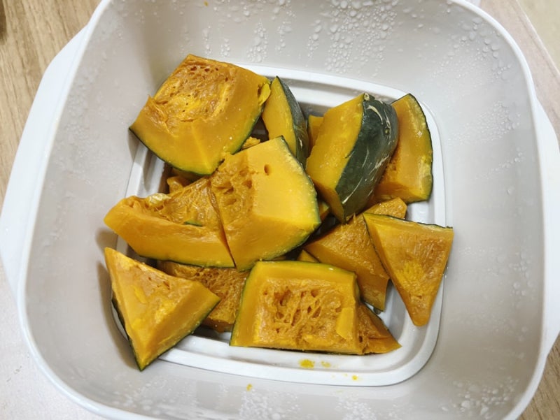 다이소 고구마찜기 단호박 전자레인지 찌는법