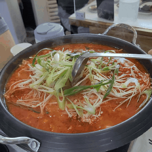  강릉 초당 순두부마을 얼큰한 순두부전골 맛집 농촌순두부