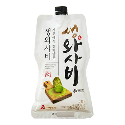 주비푸드 자연에서 갈아만든 생와사비 750g 도시어부 도시횟집 무료 아이스포장