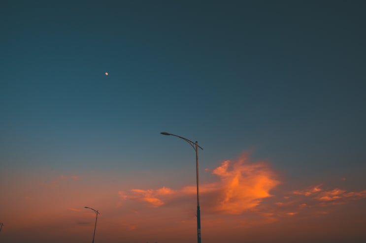  잔잔한 일몰이 아름다운 곳,  임랑해수욕장