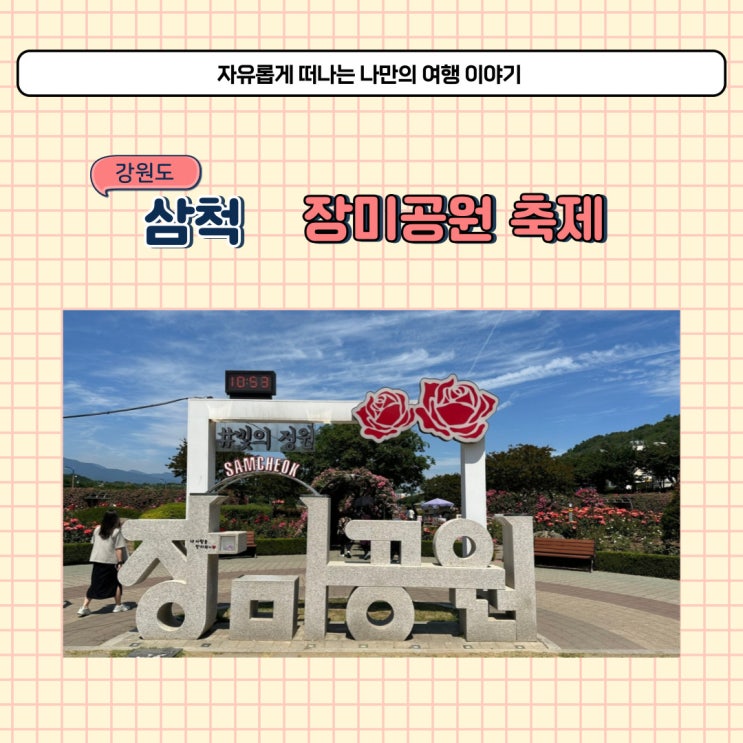  강원도 삼척 여행지추천 가볼만한곳 장미공원 산책하기 좋아요