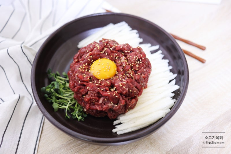 소고기 육회 만드는법 양념장 한우 육회 무침 양념 부위 소스 만들기 술안주 베스트 요리 : 네이버 블로그