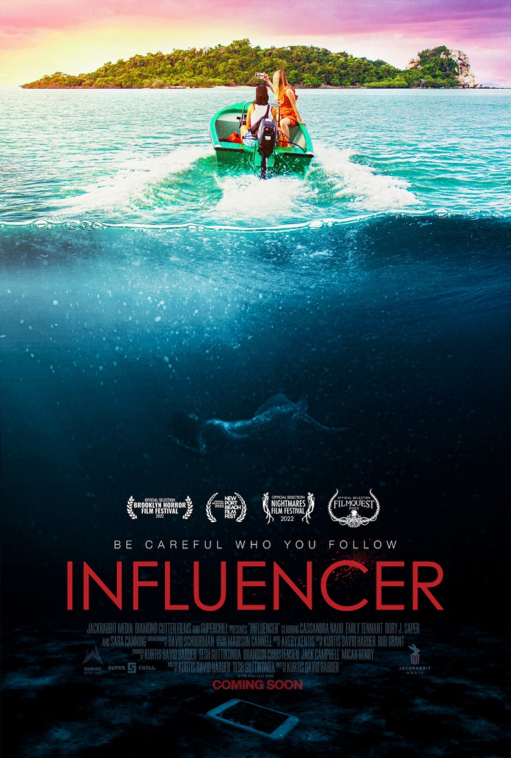  영화 인플루언서 (Influencer, 2023) 인플루언서 납치 반전스릴러 (줄거리&예고편)