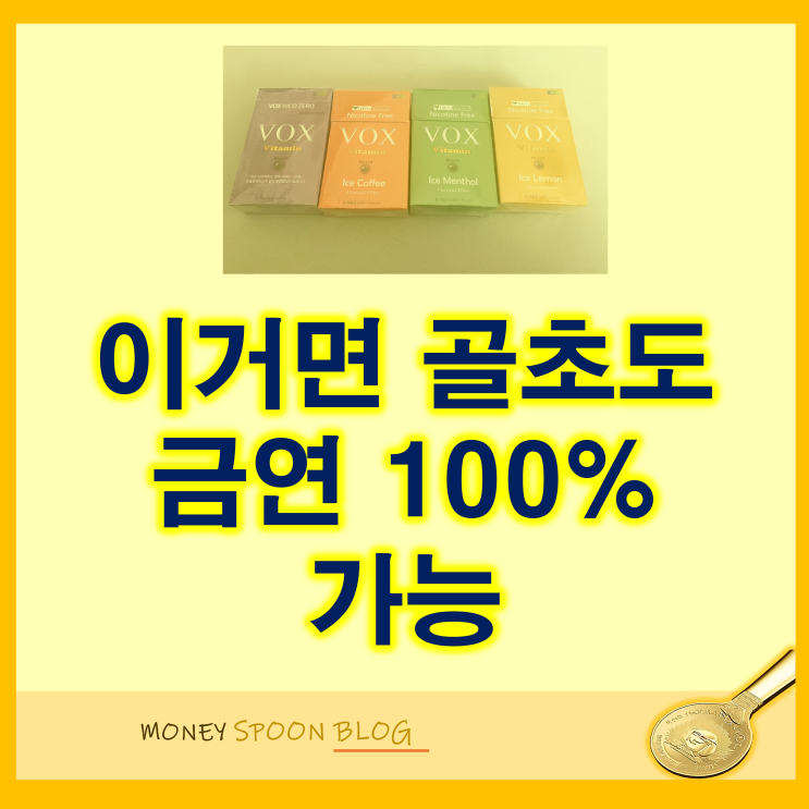금연보조제 담배 욕구 사라지는 결정적 후기