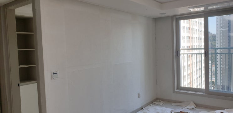  마산 석전 메트로시티 도배