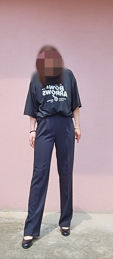  여성슬랙스 세미와이드팬츠 디엘ROOM 여성 쿨링바지 후기