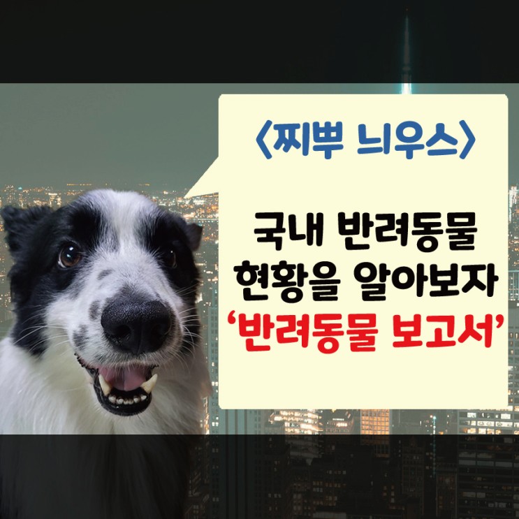 대한민국 반려동물 현황을 알 수 있는 '2023 한국 반려동물 보고서'