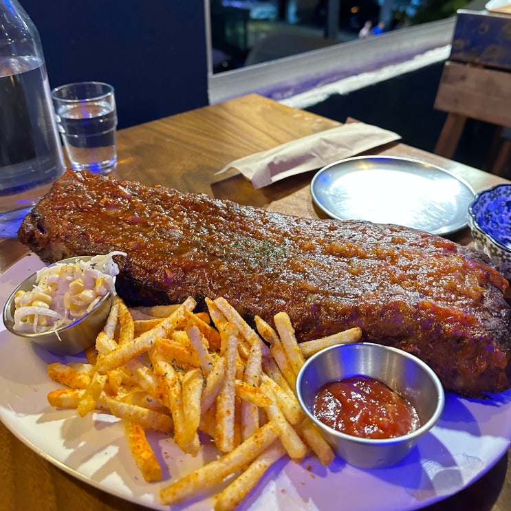  버뮤다삼각지 용산 멕시코 음식점, 폭립 바베큐 맛집 재방문 했어요