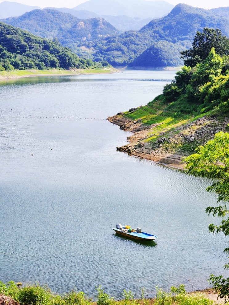 뷰가 멋진 제천 청풍호 옥순봉 출렁다리