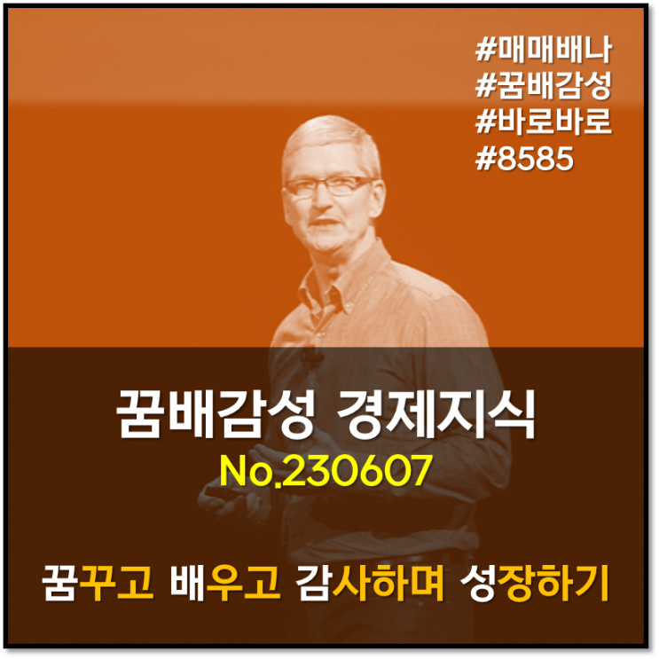 꿈배감성 경제지식 (230607)