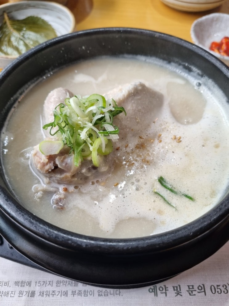  [대구 수성구] 감나무집 : 범어동 삼계탕 맛집