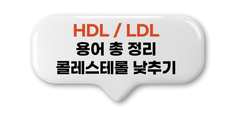 HDLLDL: 콜레스테롤 낮추는 방법과 핵심 관리 전략
