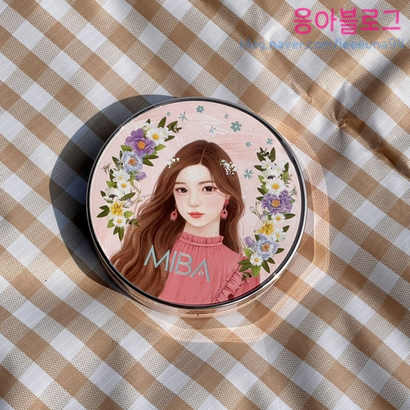 미바 왕쿠션 시즌2 이나연 쿠션 21호 후기 거울 크고 촉촉한 광채 쿠션!