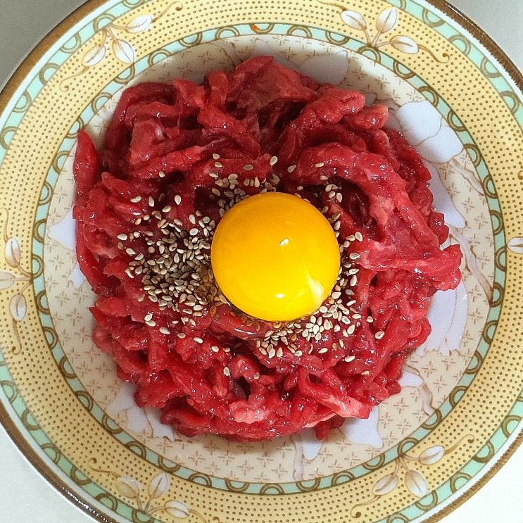  육회 칼로리 만드는 법 간단하게 먹는법