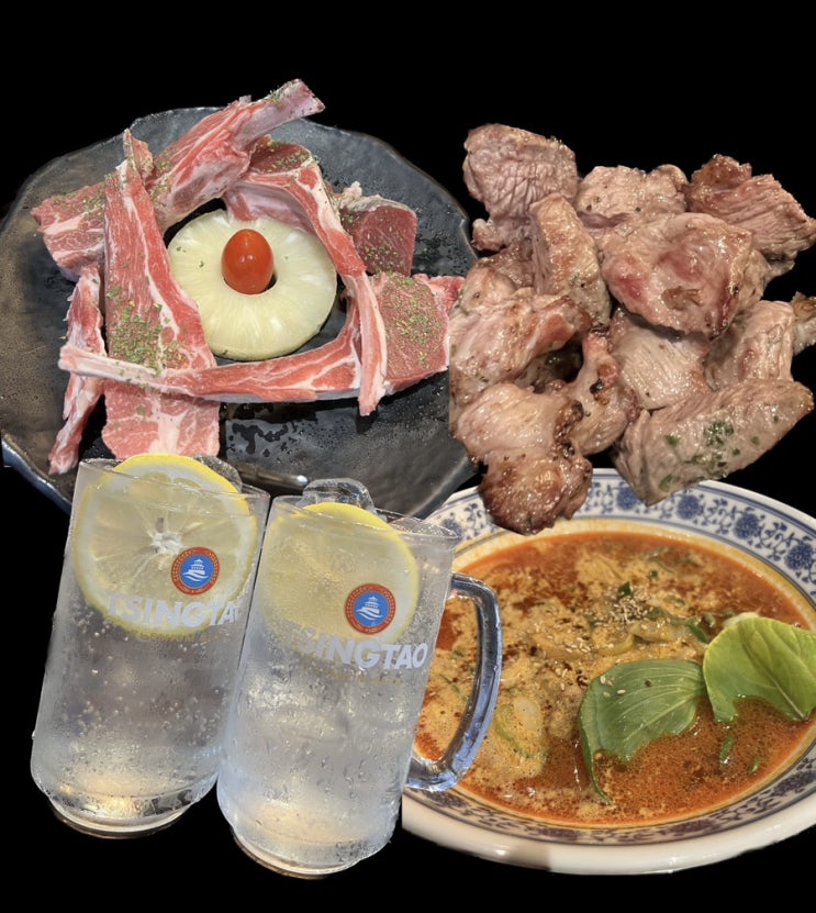  강남 양갈비 맛집 양파이 논현점
