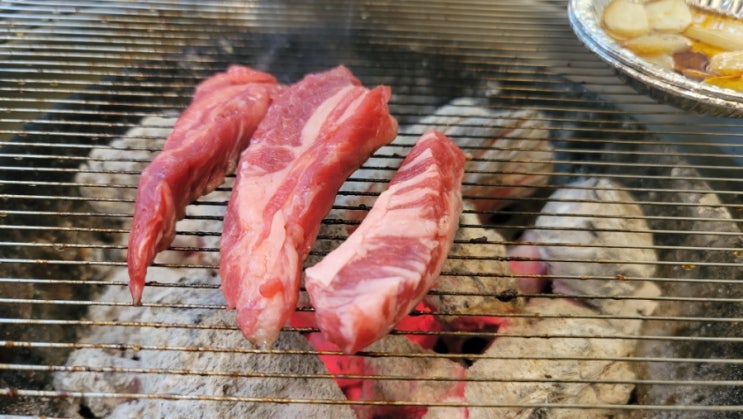  신길동  황금국수 숯 소갈비살 처음 가본 후기