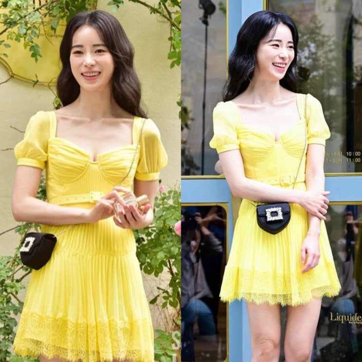  임지연 셀프포트레이트 여름 쉬폰 미니 원피스 정보