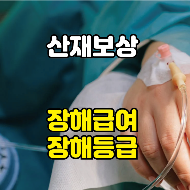  [산재보험] [장해] 급여청구 / 장해등급 필수 정보