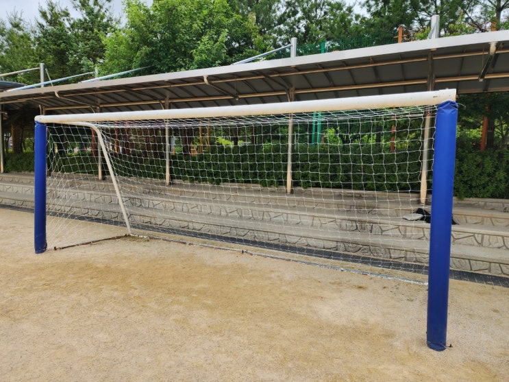  [날개스포츠] 김포푸른솔초교 축구골망 교체, 축구네트 교체 작업