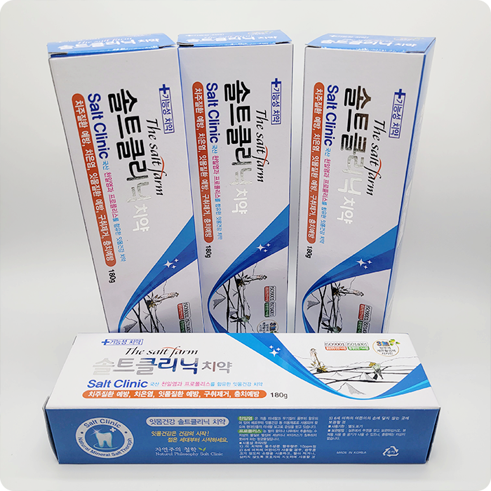 잇몸에 좋은 치약! 주원염전 솔트 클리닉 치약으로 구강관리 시작합니다. 잇몸에 좋은 치약! 주원염전 솔트 클리닉 치약으로 구강관리 시작합니다.