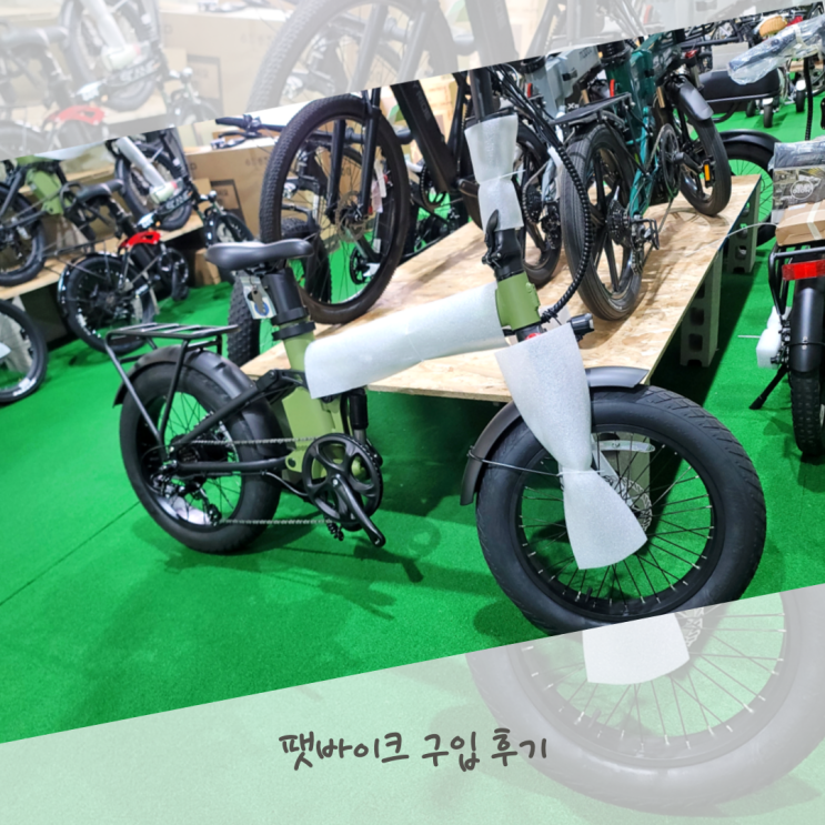  드디어 기다리던 파주 운정 전기자전거 팻바이크 구입 후기