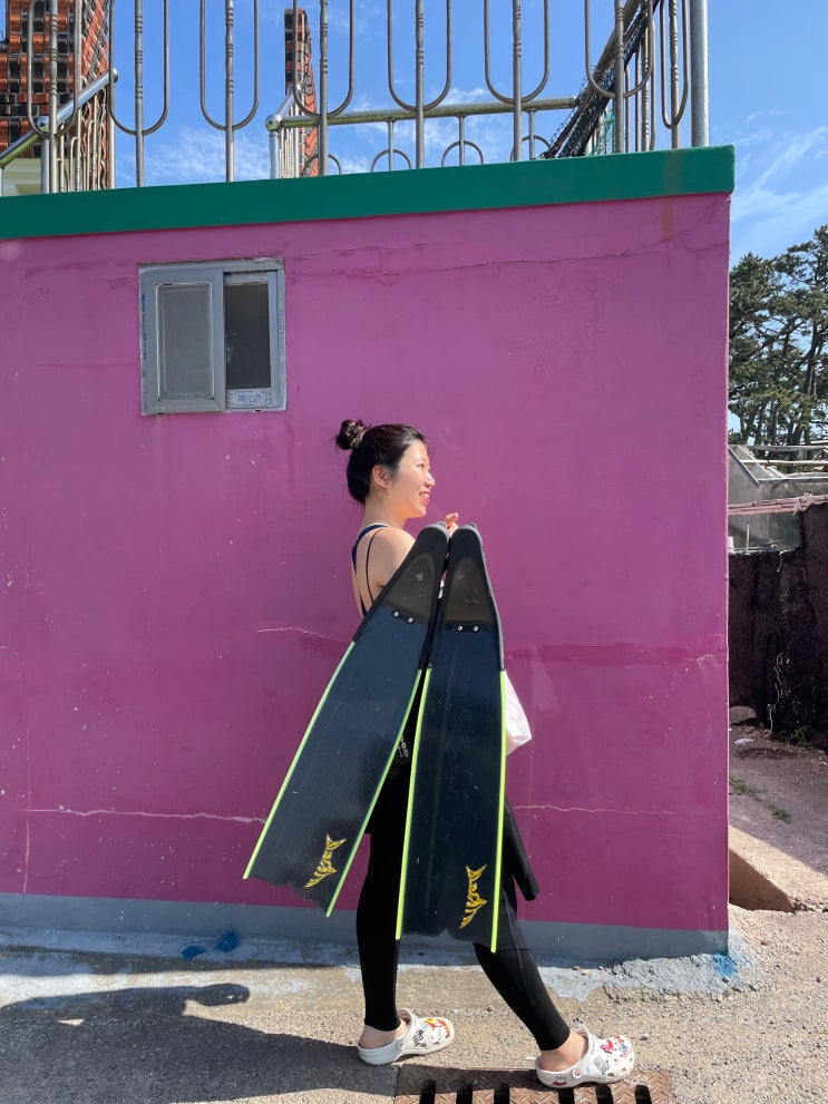  [프리다이빙] 시야 좋은 날, 깨끗한 바다(해양) 다녀오기! "경주 감포 송대말등대"