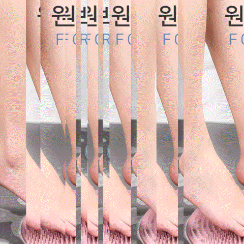  [오르뗀시아] 원형 발 브러쉬