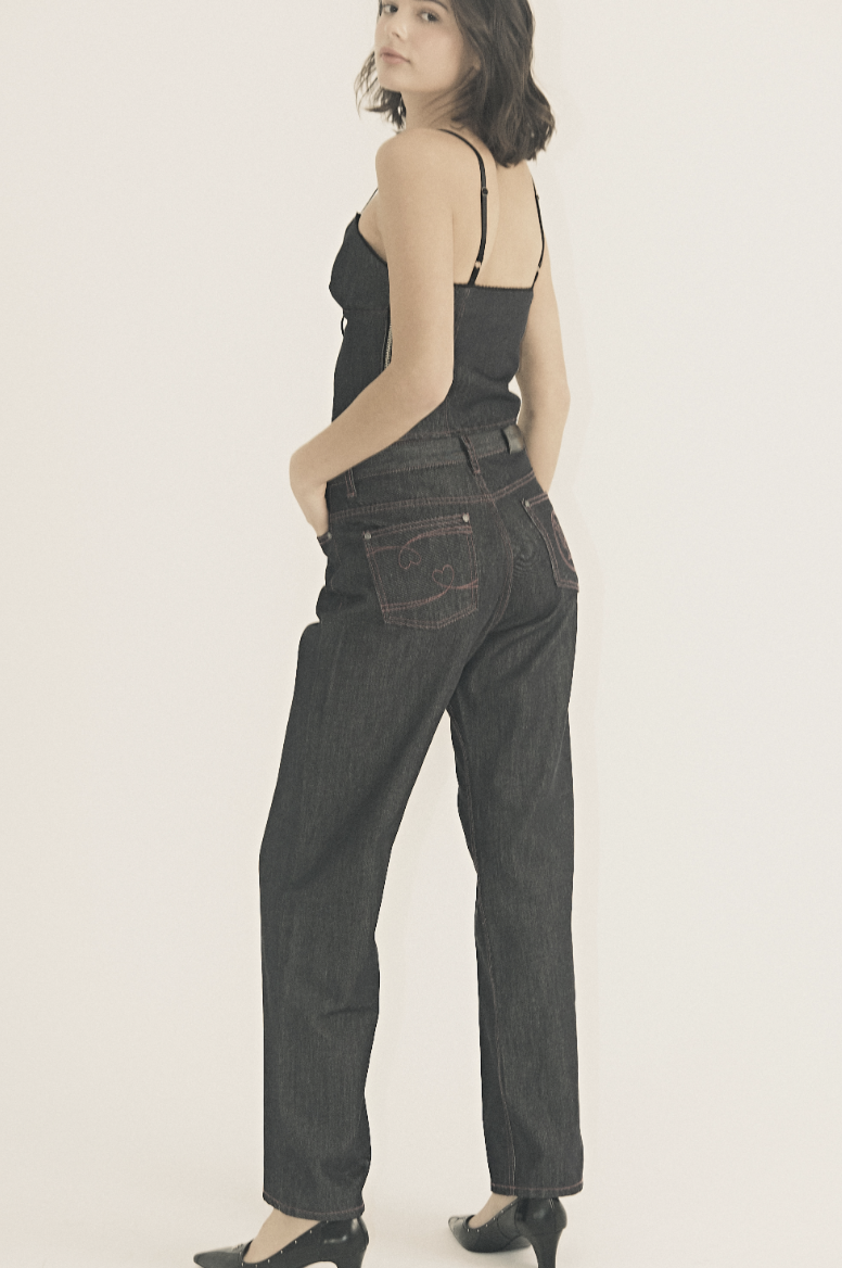 쓰리타임즈 핑크 데님 팬츠 PINK RAW DENIM PANTS 후기 : 네이버