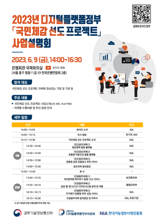 디지털플랫폼정부로 달라지는 새로운 일상, 국민체감 선도프로젝트 사업 본격 착수 디지털플랫폼정부로 달라지는 새로운 일상, 국민체감 선도프로젝트 사업 본격 착수