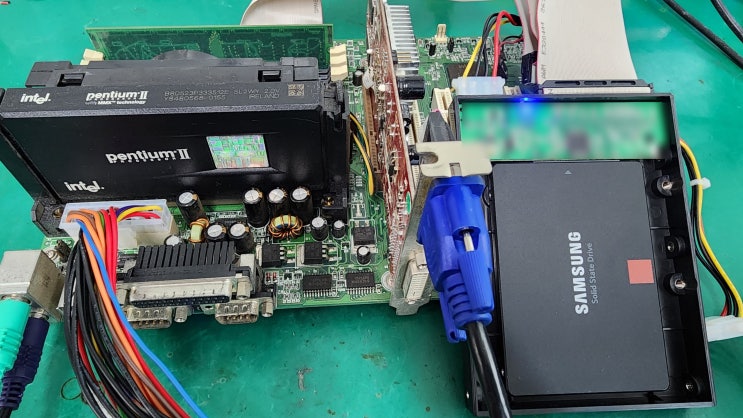  삼성 SSD 펜티엄2 TEST
