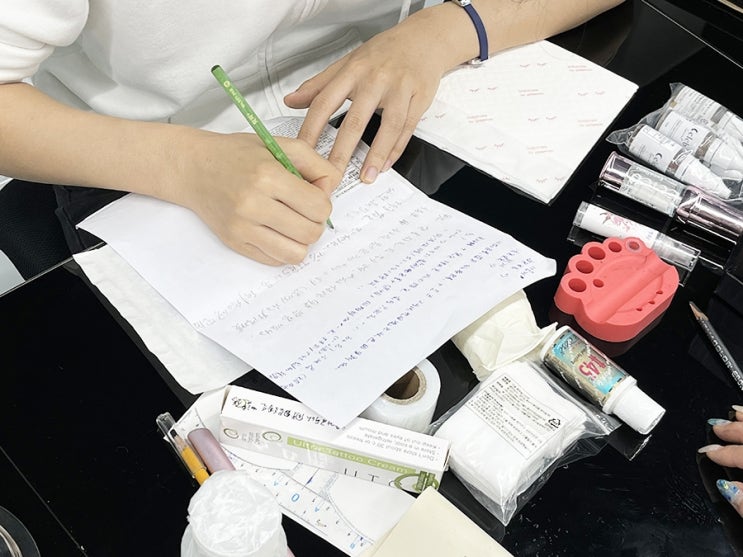  중국반영구 수강생 진도 총정리 하는 방법