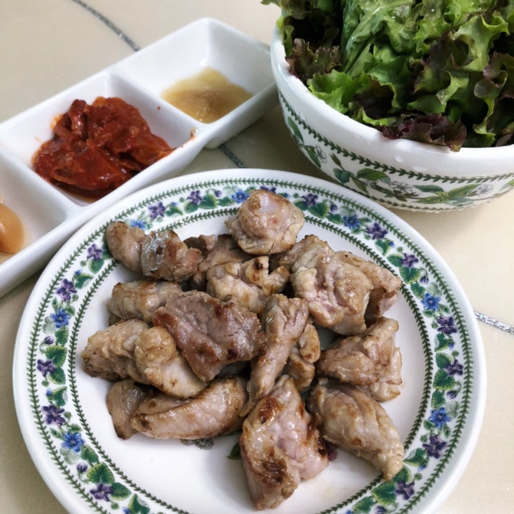  숙성한돈 다른고기 한돈갈비살 워터에이징 존맛탱