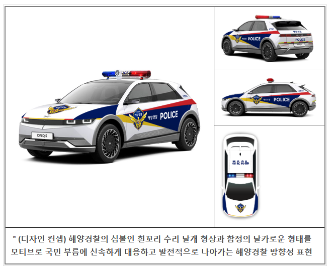 해양경찰의 신속·강인함과 미래 지향성을 띤 순찰차 8월부터 현장 누빈다 해양경찰의 신속·강인함과 미래 지향성을 띤 순찰차 8월부터 현장 누빈다