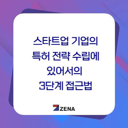  스타트업 기업의 특허 전략 수립에 있어서의 3단계 접근법