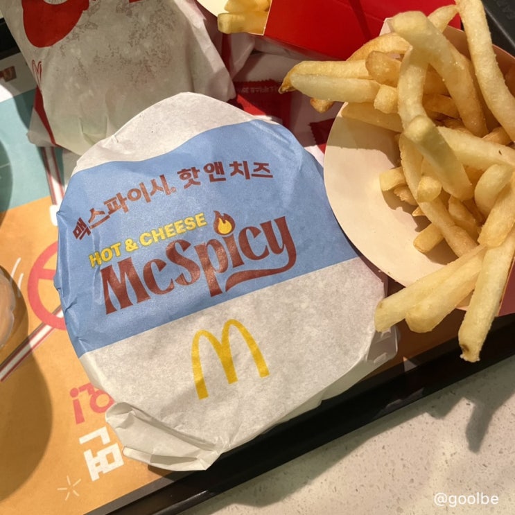  [맥날신상]뉴진스가 일냈다! 맥도날드 ‘맥스파이시 핫앤치즈버거’ 후기