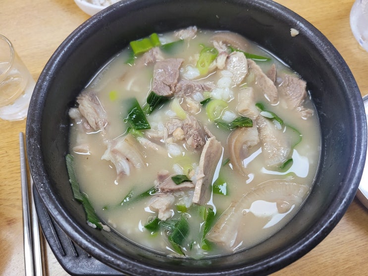  개봉역 진지방 순대국 혼술, 혼밥 가능!