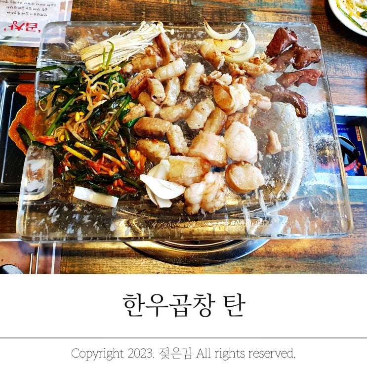 두정동곱창 맛집 천안 한우곱창 탄