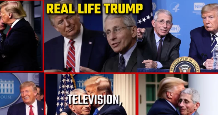 DeSantis 캠페인은 인공지능이 만든 트럼프와 파우치의 가짜 이미지를 공유합니다 DeSantis 캠페인은 인공지능이 만든 트럼프와 파우치의 가짜 이미지를 공유합니다