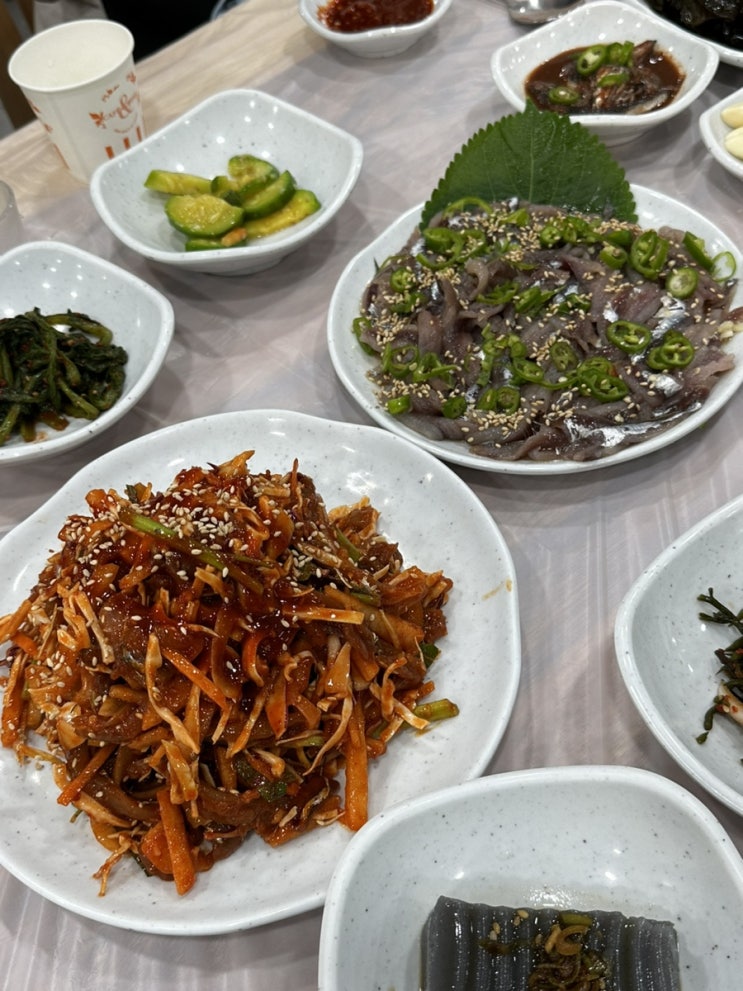 부산 기장 대성갈치찌개 내돈내산 인생맛집! 멸치회,갈치구이 등