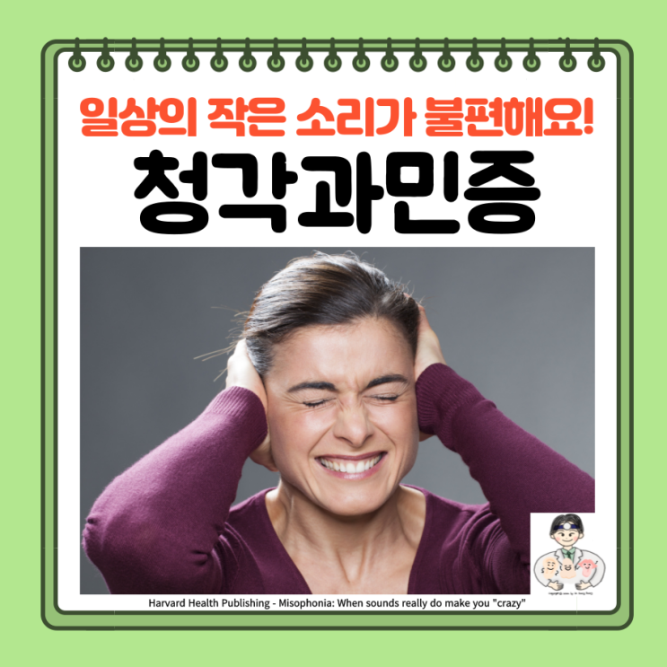  청각과민증 미소포니아 청각 예민 원인 증상 검사 치료