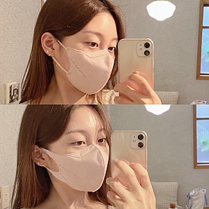 클라 마스크 중형 슬림핏 소프트핏 비교 후기