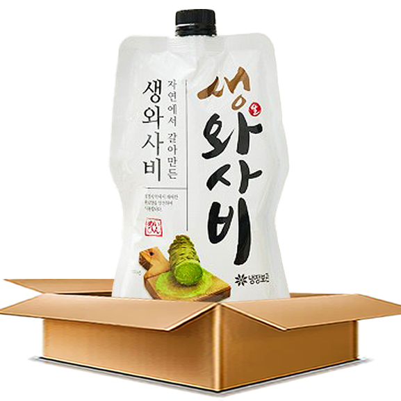  주비푸드 자연에서 갈아만든 생와사비 (750g x 6개) 무료 아이스포장 도시어부 도시횟집