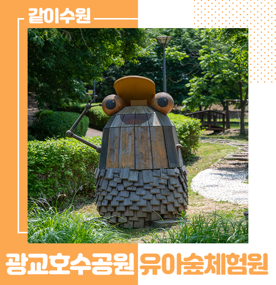 아이들의 정서 발달에 좋은 광교호수공원 유아숲체험원 ☆